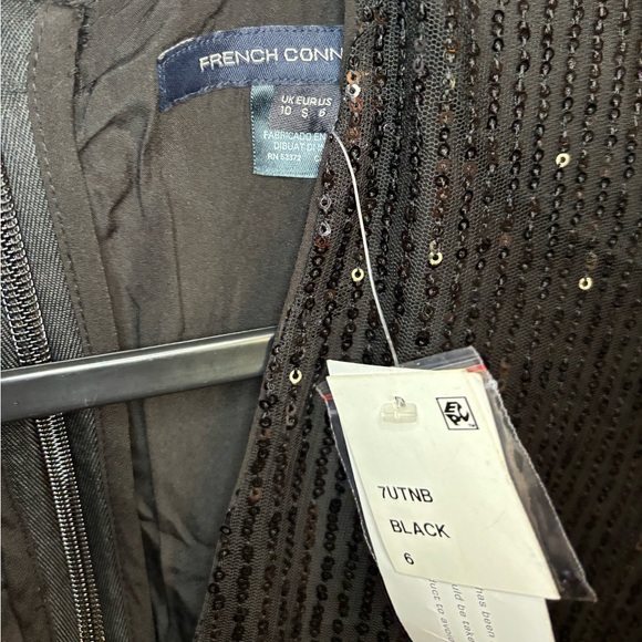 French Connection | Dilara Sequined Cropped Jumpsuit | Size 6 | NWT - Picture 7 of 7